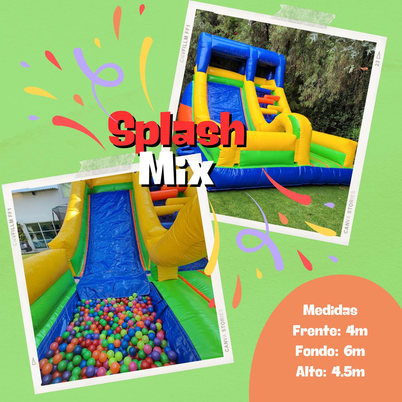 Inflable Splash Mix